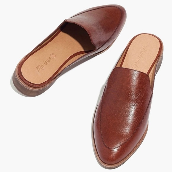Madewell Shoes - MADEWELL Frances Loafer Mule in Leather